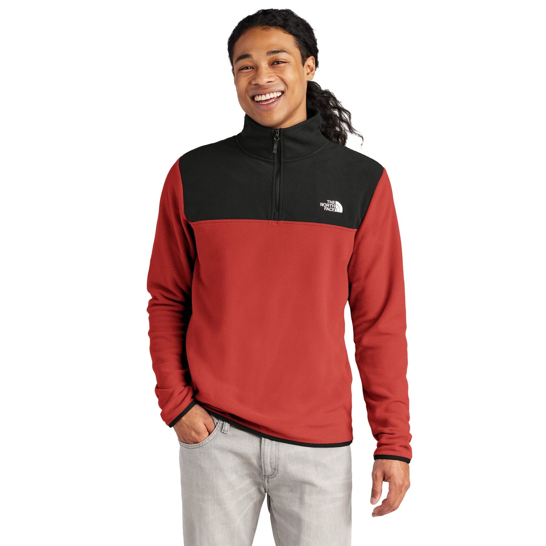 The North Face-The North Face® Glacier 1/4-Zip Fleece NF0A7V4L-MedTech-4